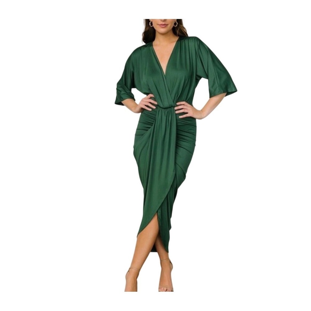 Baltic Born Emerald Green Midi Dress